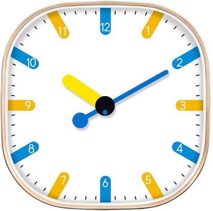 GINOYABROTHERS Analog 24 cm X 24 cm Wall Clock
