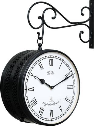 Karo Analog 26 cm X 16 cm Wall Clock