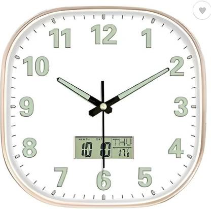 WHISKET Digital 30 cm X 30 cm Wall Clock