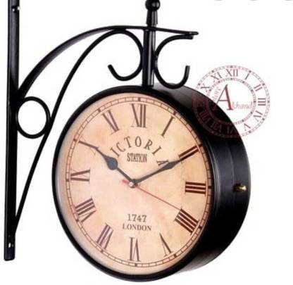 Wadhwa Times Analog 30 cm X 16 cm Wall Clock