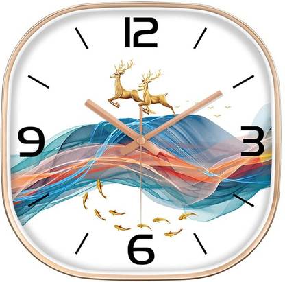 Star Work Analog 28.5 cm X 28.5 cm Wall Clock