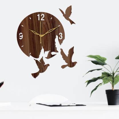 Yamizen Analog 30 cm X 30 cm Wall Clock