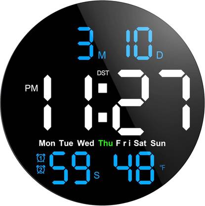 SZELAM Digital 25.5 cm X 25.5 cm Wall Clock