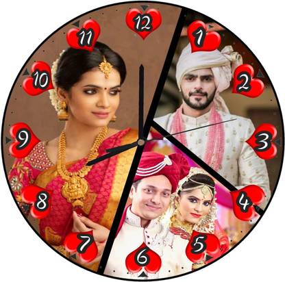 NET DATA EXPRESS Analog 30 cm X 30 cm Wall Clock