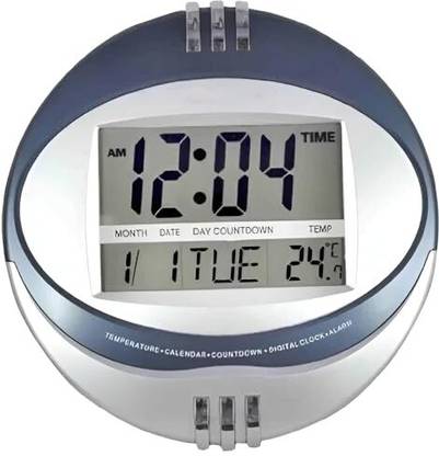 NXZ Digital 26 cm X 26 cm Wall Clock