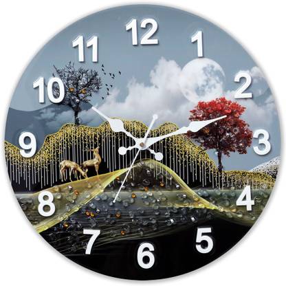 Masstone Analog 30 cm X 30 cm Wall Clock