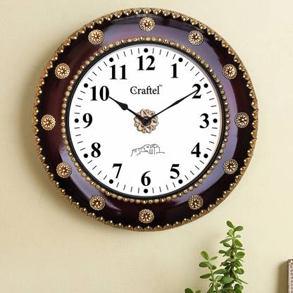 Craftel Analog 46 cm X 46 cm Wall Clock