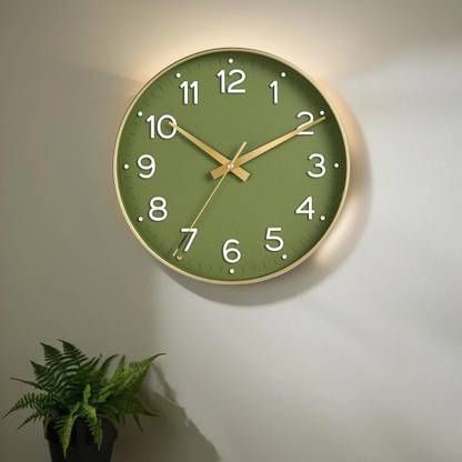Star Work Analog 67 cm X 32.5 cm Wall Clock