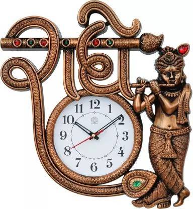KK CRAFT Analog 38 cm X 35 cm Wall Clock
