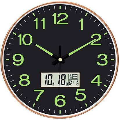 AshandRoh Analog-Digital 32 cm X 32 cm Wall Clock