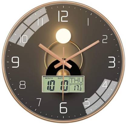 Star Work Analog-Digital 67 cm X 32.5 cm Wall Clock