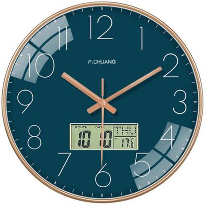 MT BROTHERS Digital 29.5 cm X 29.5 cm Wall Clock