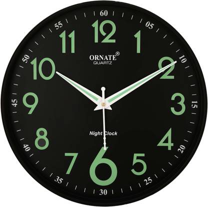 Ornate Quartz Analog 28 cm X 28 cm Wall Clock