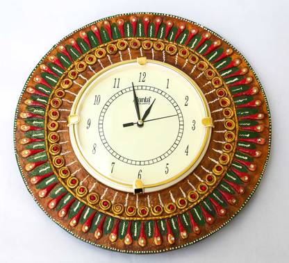 Siya Creation Analog 30.5 cm X 30.5 cm Wall Clock