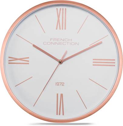 French Connection Analog 30 cm X 30 cm Wall Clock
