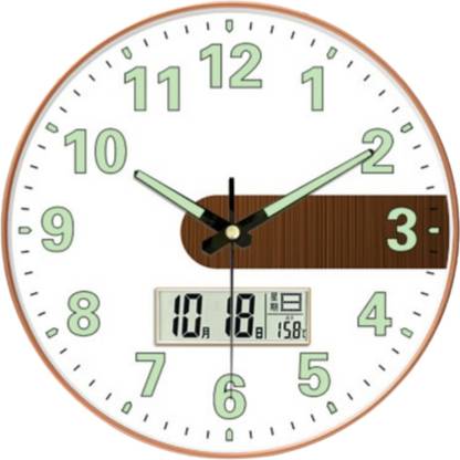 MT BROTHERS Digital 29.5 cm X 29.5 cm Wall Clock