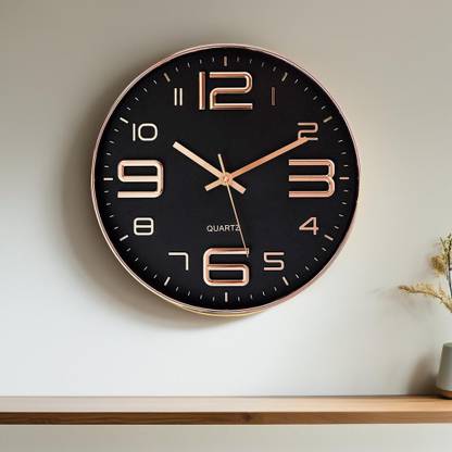 GINOYABROTHERS Analog 30 cm X 30 cm Wall Clock
