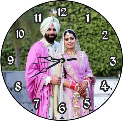 NET DATA EXPRESS Analog 30 cm X 30 cm Wall Clock