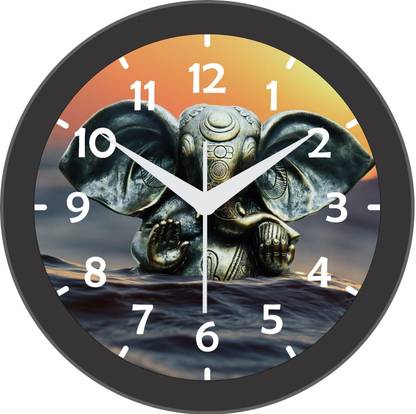 srk enterprises Analog 26 cm X 26 cm Wall Clock