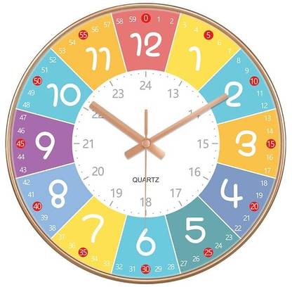 GINOYABROTHERS Analog 29 cm X 29 cm Wall Clock