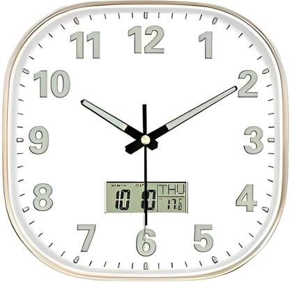WHISKET Digital 30 cm X 30 cm Wall Clock