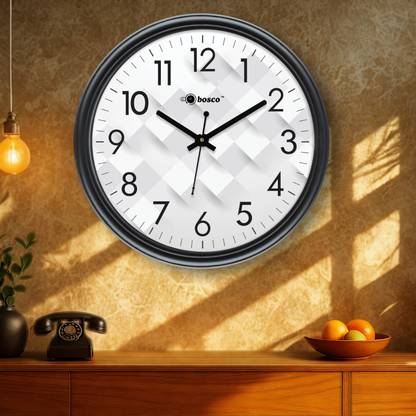 BOSCO Analog 30 cm X 30 cm Wall Clock