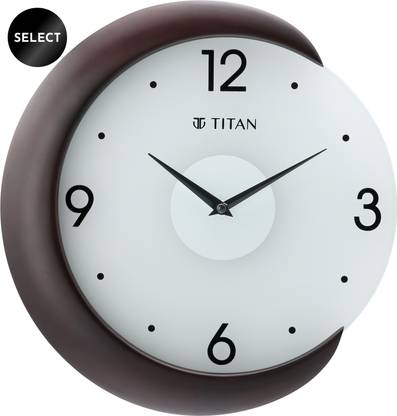 Titan Analog 32 cm X 31 cm Wall Clock