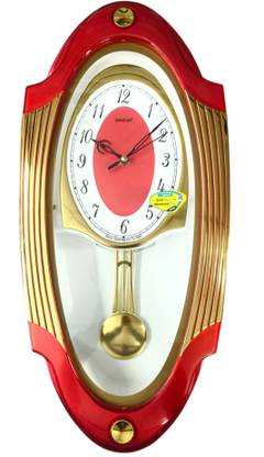 OREVA एनालॉग 56 cm X 25.7 cm दीवार घड़ी