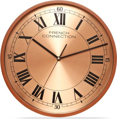 French Connection Analog 30 cm X 30 cm Wall Clock