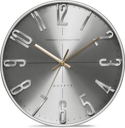French Connection Analog 31 cm X 31 cm Wall Clock