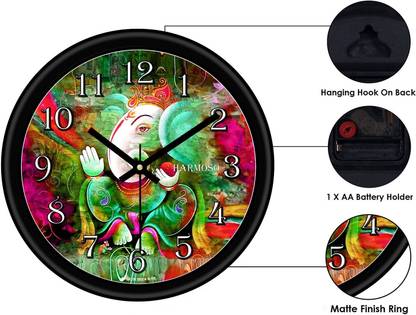 Harmoso Analog 25 cm X 25 cm Wall Clock