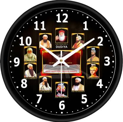 dudiya creation Analog 25 cm X 25 cm Wall Clock