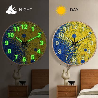 Star Work Analog-Digital 29.5 cm X 29.5 cm Wall Clock
