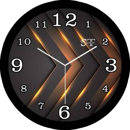 Raavi Creation Analog 10 cm X 16 cm Wall Clock