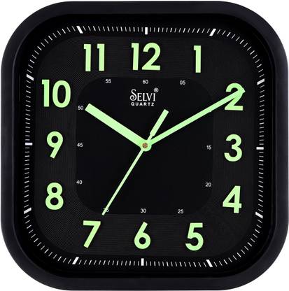 selvi time Analog 25 cm X 25 cm Wall Clock