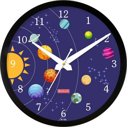 Mariyam Analog 30 cm X 30 cm Wall Clock
