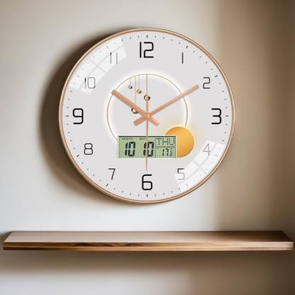 AshandRoh Analog-Digital 32 cm X 32 cm Wall Clock