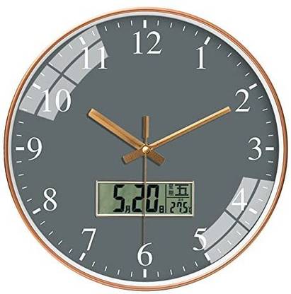 MT BROTHERS Digital 23 cm X 28 cm Wall Clock