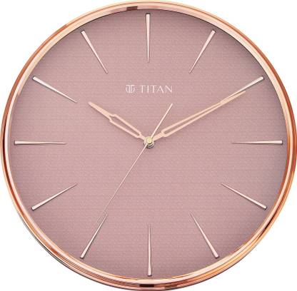 Titan Analog 32.5 cm X 32.5 cm Wall Clock