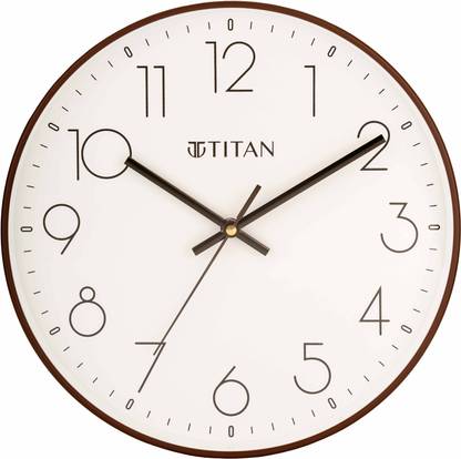 Titan Analog 30.5 cm X 30.5 cm Wall Clock