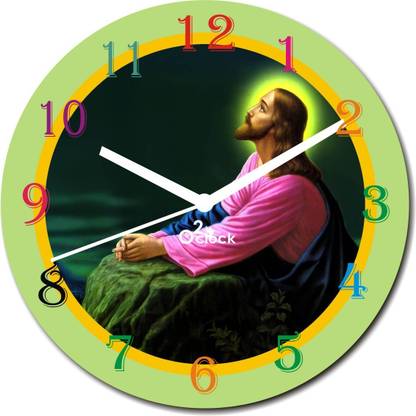 2 O'Clock Analog 31 cm X 31 cm Wall Clock
