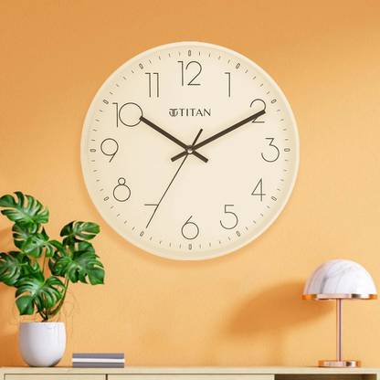 Titan Analog 30.5 cm X 30.5 cm Wall Clock