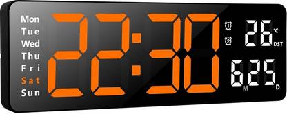SZELAM Digital 12 cm X 38 cm Wall Clock
