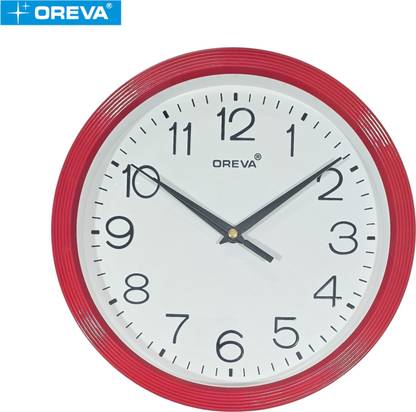 OREVA Analog 25 cm X 25 cm Wall Clock