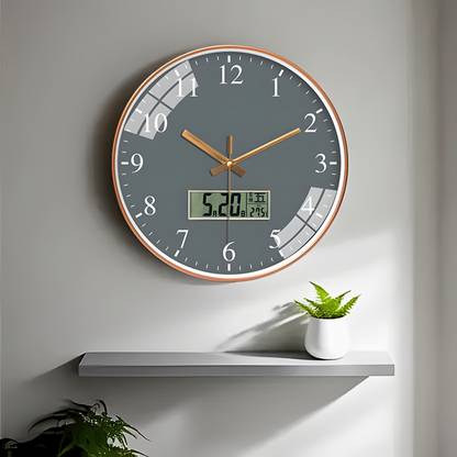 AshandRoh Analog-Digital 32 cm X 32 cm Wall Clock