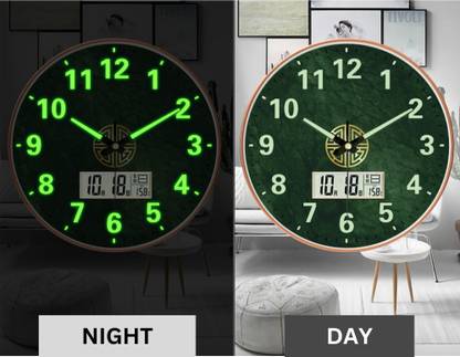 GRACIOUS MART Analog-Digital 29.5 cm X 29.5 cm Wall Clock