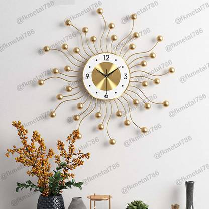 F K Metals Analog 48 cm X 48 cm Wall Clock