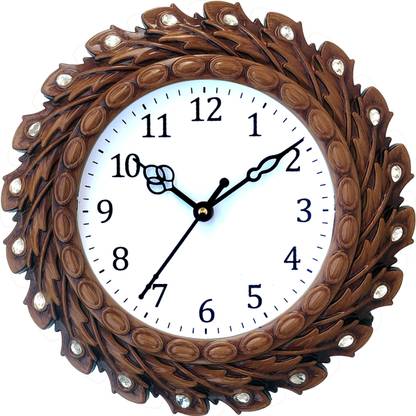 KHURD Analog 26 cm X 26 cm Wall Clock