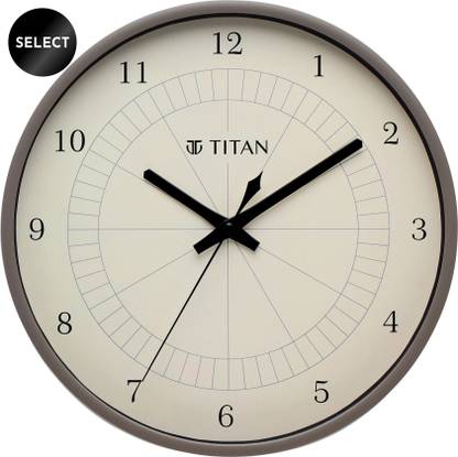 Titan Analog 29 cm X 29.5 cm Wall Clock