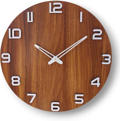 FASTQT Analog 40 cm X 30 cm Wall Clock